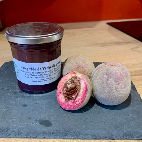 Confiture de Pêche de vigne 340 g