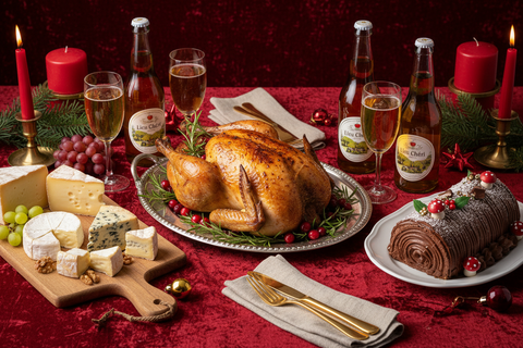 avec le cidre du "Lieu Chéri"