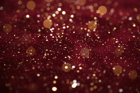 fond rouge foncé avec paillette de noël