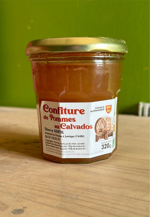 Confiture de pommes au Calvados